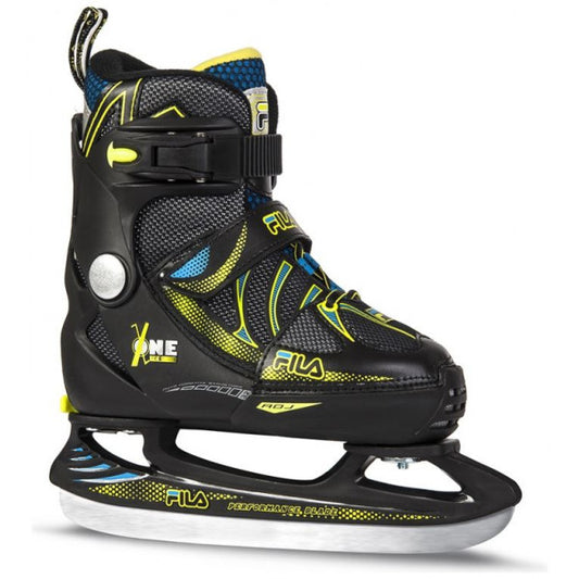 Bauer Fila x one ice verstelbaar zwart/geel